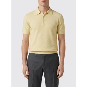 Brioni Polo Shirt Men Yellow
